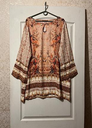Платье, туника принт 52-54 (2)