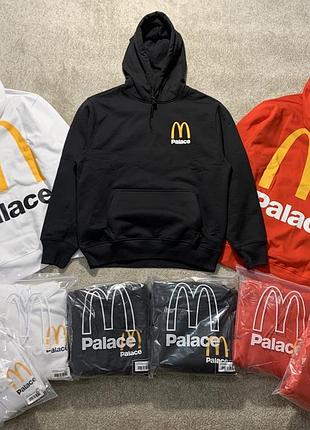 Худі, толстовка, кофта з капюшоном унісекс palace mcdonald's