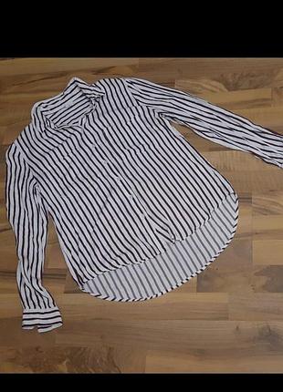 Женская рубашка в полоску