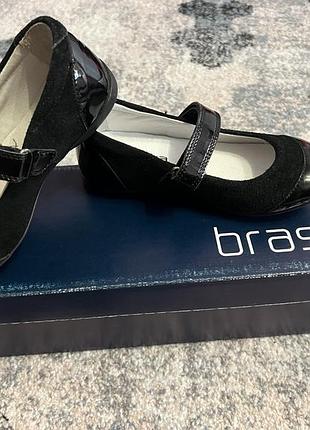 Туфли кожаные 28 черные