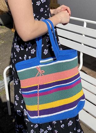 Сумка, шоппер,літня сумка ручної роботи
