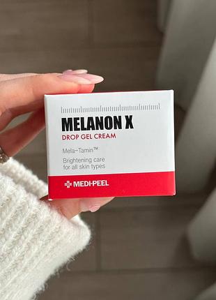 Капсульний гель-крем із ретинолом та церамідами medi peel melanon x drop gel cream 50 ml