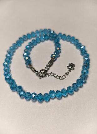 Намисто з кришталю хамелеон