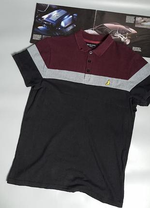 Мужское поло brave soul бордовое