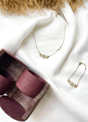 Набір кольє і браслет