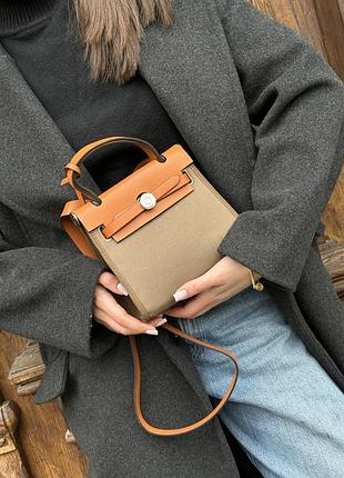 Сумка на молнии 20 bag brown/ginger 5