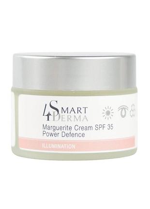 Передовой дневной крем spf 35 с экстрактом маргаритки - smart4derma illumination marguerite cream spf 35 power defence 50 мл