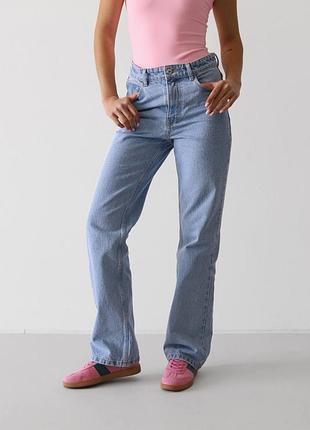 Джинсы голубые bootcut