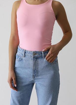 Джинсы голубые bootcut4 фото
