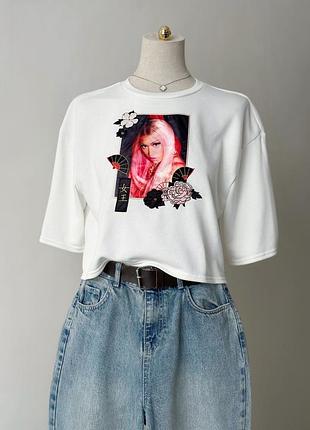 Футболка-світшот колаборація h&m & nicki minaj