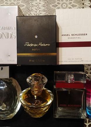 Жіночі парфуми оригінал emporio armani, angel schlesser, federico mahora, paradise flowers