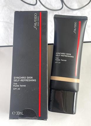 Оригинальный. shiseido synchro skin self-refreshing foundation увлажняющий тональный крем spf 20 👉🏻оттенок 225 30 мл