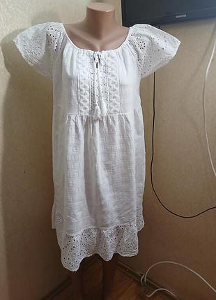 Летнее катоновое платье