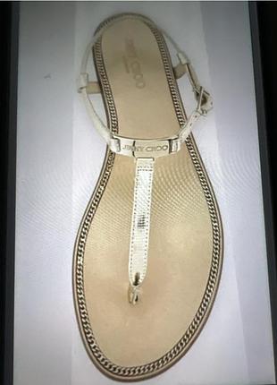 Босоножки, сандали, шлепанцы jimmy choo оригинал! бренд итальянские босоножки на сплошной подошве, шлепки размер 37,38, 38 1/2