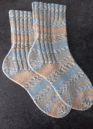 Носки женские шерстяные handmade