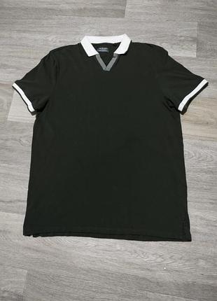 Чоловіче тонке поло/primark/футболка/хакі/ чоловічий одяг/