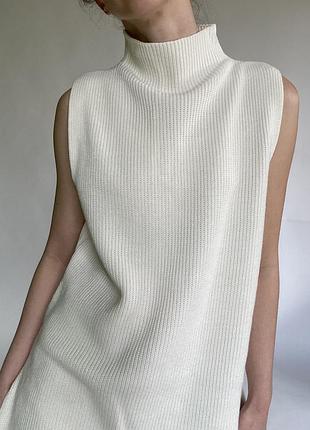 Жилет в‘язаний безрукавка zara