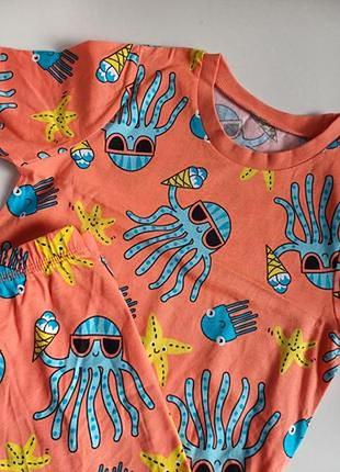 Піжама за 1 шт george бавовна на хлопчика 5-6 116 вісьмініг