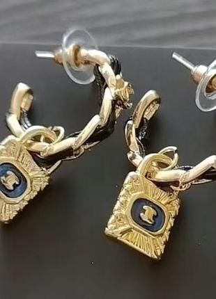 Сережки шанель 💎бижутерия 💎