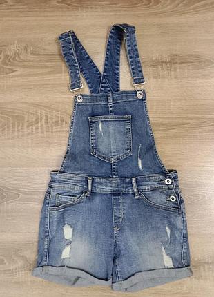 Шорти-комбінезон джинсові s-m