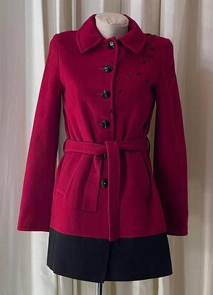 Шикарне шерстяне пальто