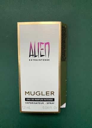 Mugler alien extraintense eau de parfum intense (пробник) 1.2 мл  муглер