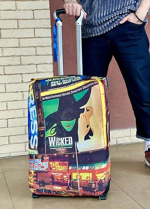 Чехол для чемодана с принтом манхеттен nyc