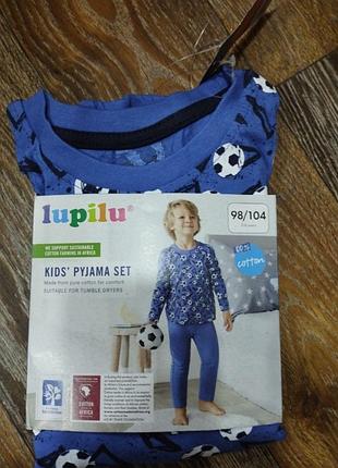 Пижамка lupilu на 2-4 года