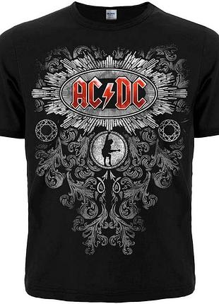 Футболка ac/dc "black ice" (patten) рок мерч ас дс