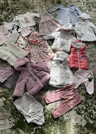 Пакет вещей для девочки 6-9 месяцев