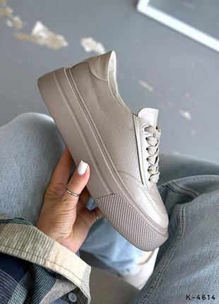 Кеды натуральные - bono, натуральная кожа /кожа под рептилию