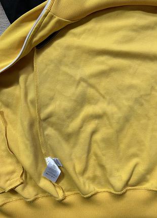 Fred perry спортивная кофта, олимпийка, желто-черная, ретро-стиль оригинал