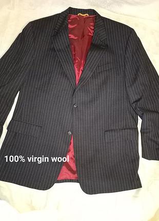 Статусний якісний вовняний піджак, xl-2xl, carl gross.