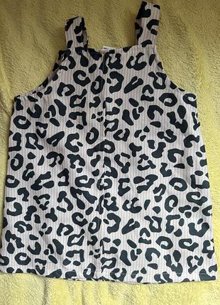 Сарафан леопардовий