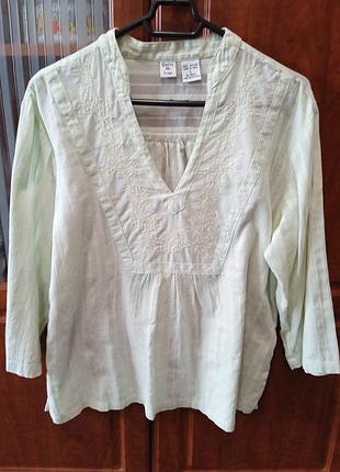 Легкая блуза коттон