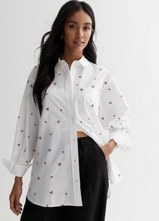 Стильна сорочка котон вішенки 16 ххл