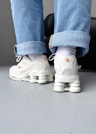 Nike shox ride 2 light bone/orange