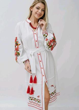 Женское платье вышиванка