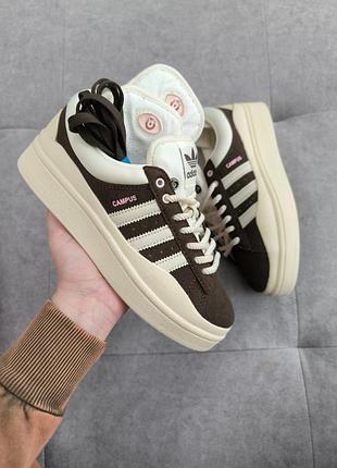 Женские кроссовки adidas campus bad bunny brown