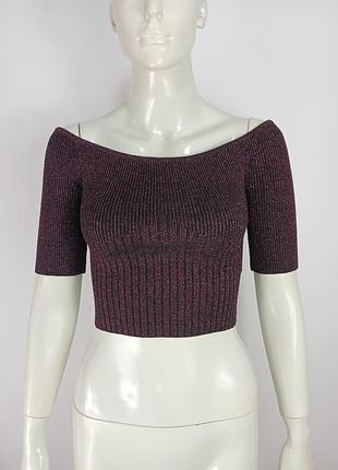 Классный топ с открытыми плечами