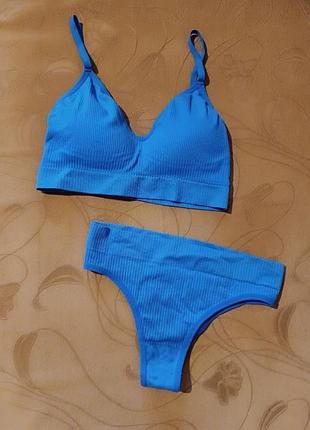 Набір білизни синього кольору