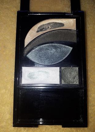 Разноцветная палетка набор теней для век глаз желтые песочные зеленые белые болотные коричневые ревлон revlon fhotoready