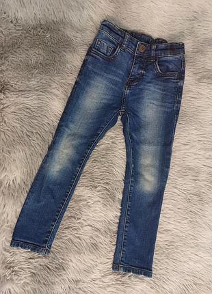 Детские джинсы скинни zara 4-5 лет