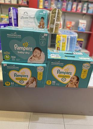 Памперси підгузки дитячі pampers n 1 huggies 3 хагіс подгузники детские