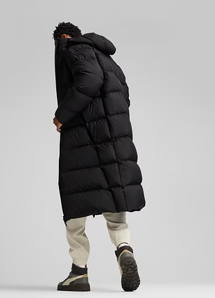Мужской зимний пуховик  puma long hooded down Evostripe (626467 01)
