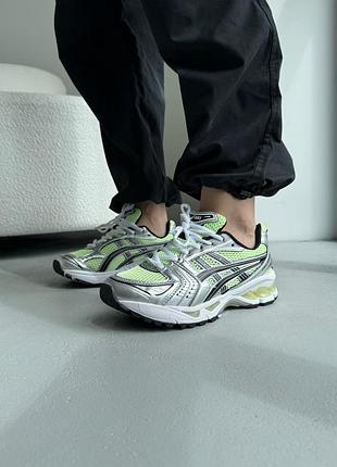 Asics gel-kayano 14 silver/green