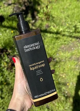 Elemental herbology liquid soap neroli&bergamot рідке мило в обʼємі 480мл