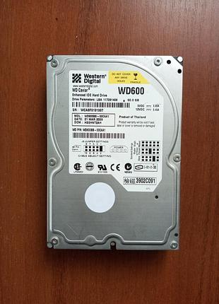 Жесткий диск/ винчестер western digital 60 gb