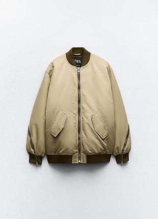 Zara бомбер женский новый с бирками s