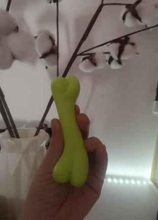 Силиконовая косточка для песика кость для собаки игрушка
